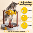 thumbnail image 3 of PetPals Interactive Cat Treat-Dispensing Cat Toy- 11"H, Dispensing, Small, Cat Puzzle Food Toy, Grilled Fish Toy, 3 of 9