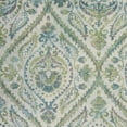 thumbnail image 2 of 9' x 13'  Polypropylene Ivory or Teal Area Rug, 2 of 9