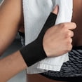 thumbnail image 1 of Protector De Muñeca Para Pulgar, Correa Para Pulgar, Elástico, Transpirable, Negro, Para Deportes, Artritis Del Pulgar, 1 of 7