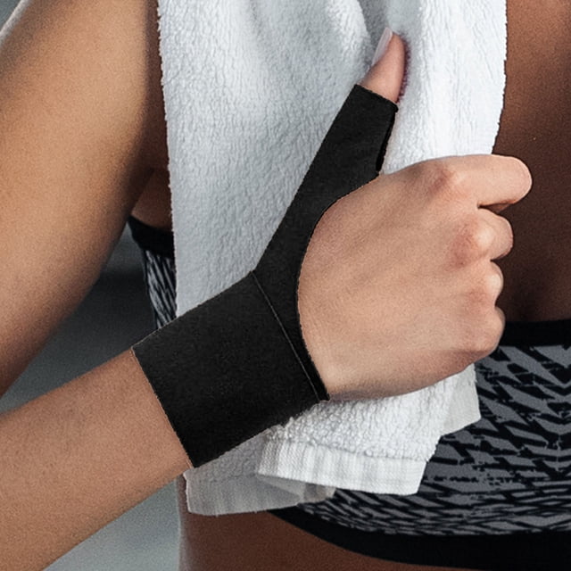 Protector De Muñeca Para Pulgar, Correa Para Pulgar, Elástico, Transpirable, Negro, Para Deportes, Artritis Del Pulgar