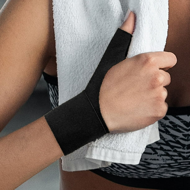 Protector De Muñeca Para Pulgar, Correa Para Pulgar, Elástico, Transpirable, Negro, Para Deportes, Artritis Del Pulgar