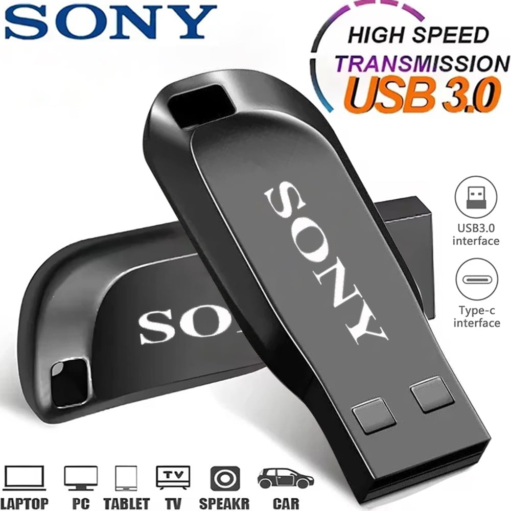 SONY 2TB USB 3.0 Pen Drive 1TB 512GB High Speed Transfer Metal SSD