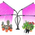 thumbnail image 1 of Plant Light, 80 LEDs Grow Light LED Plant Lamp 4 Heads Plant Grow Light, 3 Brightness Modes, 10 Dimmable Levels and 3 Timer Modes (3/9/12H), 1 of 5