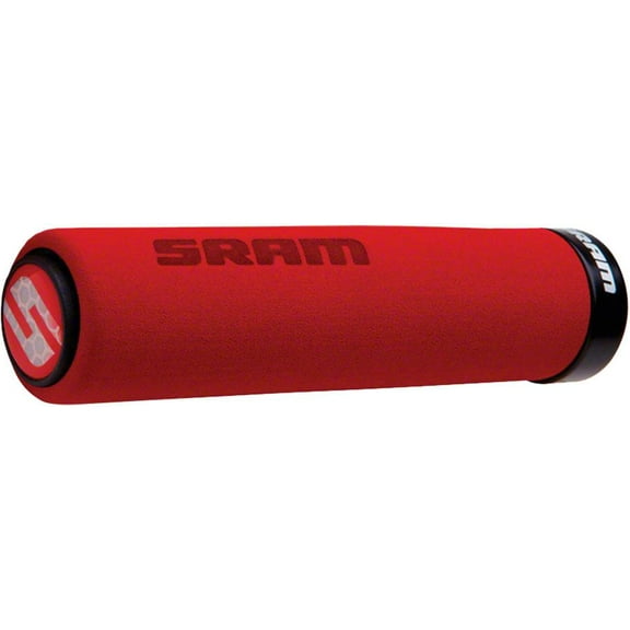 SRAM Locking MTB Straight Foam Grip Set, Red NLA