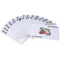 thumbnail image 2 of Playing Cards Waterproof Plastic Playing Cards Poker Cards Luxury Sliver Foil Diamond Color Standard Size 52+2 Poker (Sliver), 2 of 7