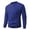 Blue, variant on Men's Textured Knit Crew Neck Sweater Long Sleeve Solid Casual Pullover Top
