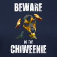 thumbnail image 3 of CafePress - Beware The Chiweenie Women's Dark T Shirt - Women's Traditional Fit Dark T-Shirt, 3 of 4