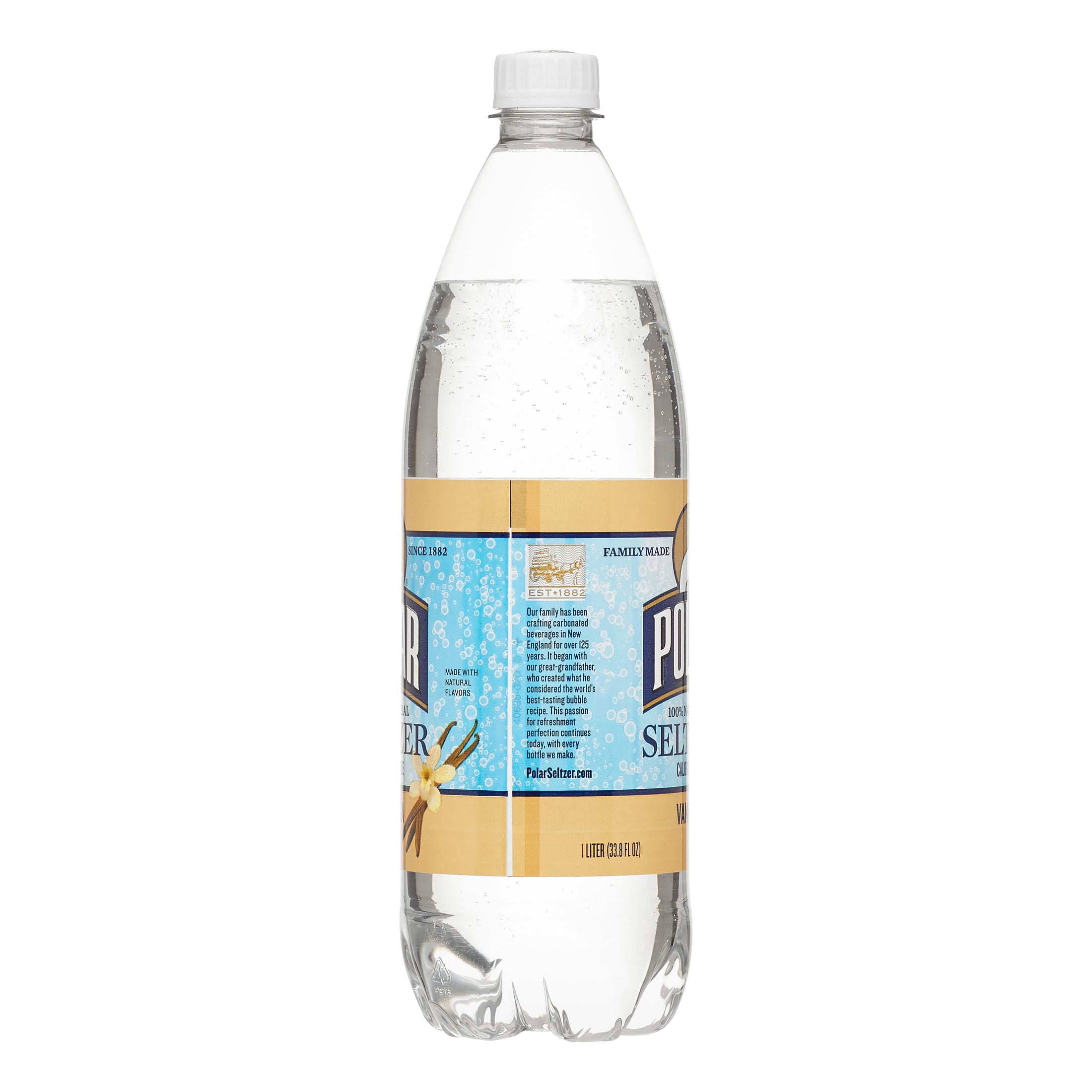 Polar Sparkling Water, 33.8 Fl Oz, 12 Count Bottles