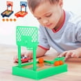thumbnail image 3 of Dual-Player Mini Basketball Game Set - 10 Inch Desktop Finger Flick Hoop with 4 Balls, Hand-Eye Coordination Trainer for Family Fun Precision Training​​, 3 of 7