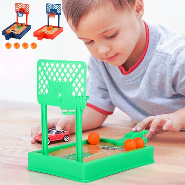 Oefntac Jeu de Basketball de Bureau Mini Support de Tir à Double Doigt Interaction Parent-Enfant
