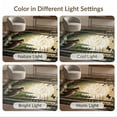 thumbnail image 7 of ODIKA 8'x10' Washable Area Rug Bear Paw Print Cabin Wildlife Scene With Rustic Woodland Border for King Size Bedroom Under Bed, Master Suite, Non-Shedding, Easy Care, 7 of 7