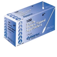 Applicators Non Sterile - Cotton Tipped Applicators By Dyanarex, Sterile, 6 Inches - 2 / Pouch, 100 / Box, 10 Boxes / Case