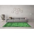 thumbnail image 3 of Ahgly Company Indoor Square Southwestern Emerald Green Country Area Rugs, 6' Square, 3 of 4