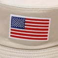 thumbnail image 2 of YOUI-GIFTS Bucket Hat Unisex American Flag Summer Beach Sun Cap for Women Men Cotton Packable Reversible Print Travel Headwear, 2 of 7
