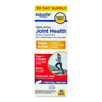 Equate Triple Action Joint  Dietary Supplement, 30 count