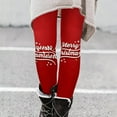 thumbnail image 2 of BLVB Womens Ultra Soft Brushed Christmas Holiday Leggings Pants High Waist Stretchy Skinny Pants Tights for Women, 2 of 3