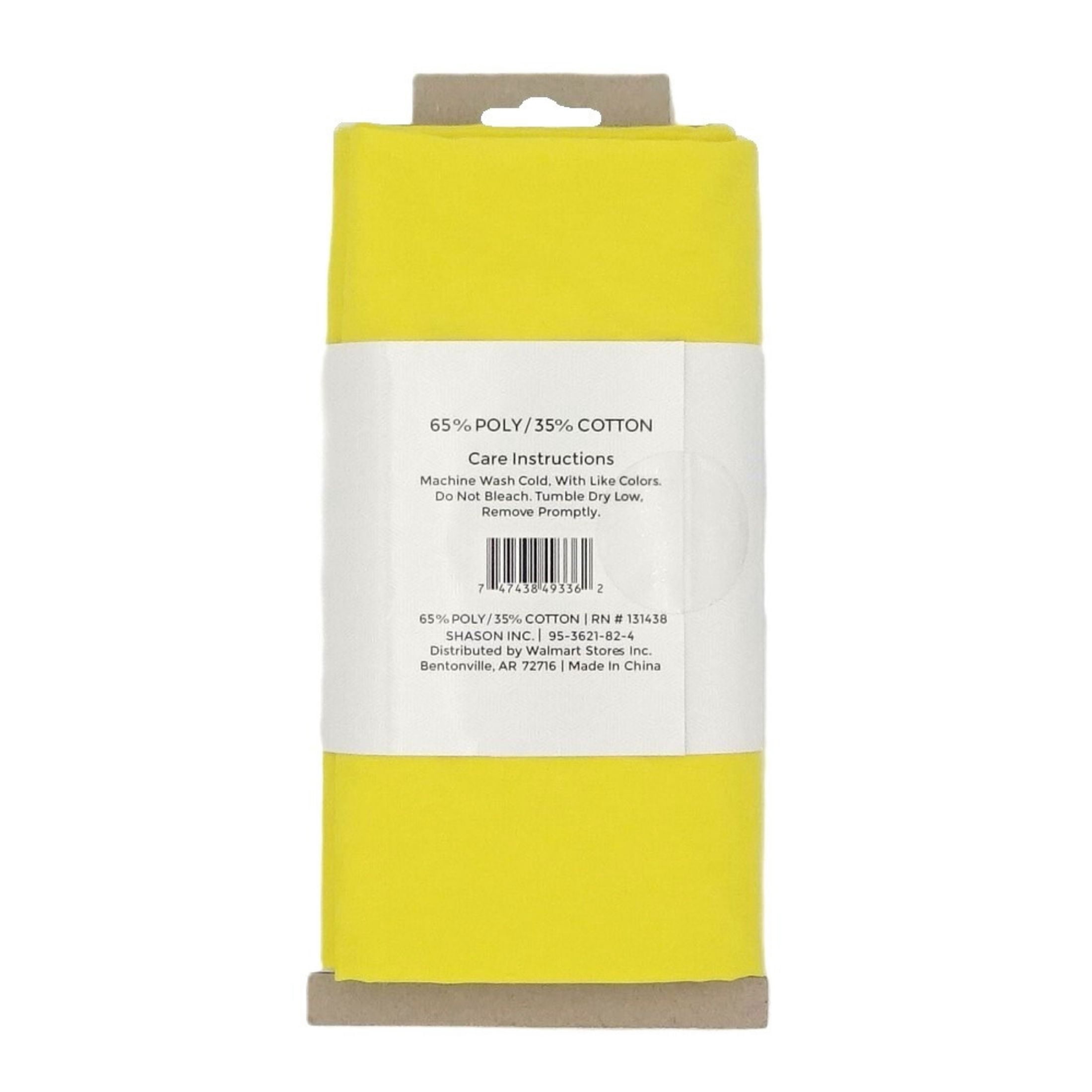 Shason Textile 2 Yard Cut Poly Cotton Fabric, Canary, 44" Wide for Craft & Quilting Projects