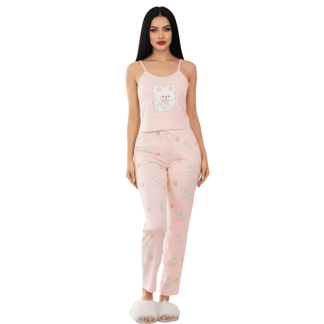 Conjunto Pijama Mujer Blusa Y Pantalón Dama Piyama Pyjama