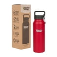 thumbnail image 4 of Healthy Human Stainless Steel Water Bottle | Double Walled Vacuum Insulated Water Thermos for Adults | Eco-Friendly Travel Bottles with Leak Proof Lid (Red Hot, 21 oz/ 621 ML), 4 of 5