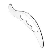 Worgeous Stainless Steel Gua Sha Facial Tool Metal Face Massage Scraping Tool for Skin Tightening Reusable Hand Held Massager Multi-Function Muscle Scraper