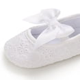 thumbnail image 6 of Yoyauz Baby Girl Mary Jane Shoes Anti Slip Rubber Sole Ballet Slippers Princess Dress Wedding Shoes Newborn Kids Shoes Toddler Shoes（0-12 Month）, 6 of 8