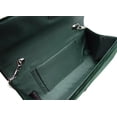 thumbnail image 5 of Elegant Rhinestone Bow Front Velvet Clutch Evening Bag Handbag, 5 of 5