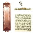 thumbnail image 2 of Mezuzah for Door, Metal Mezuzah with Scroll for Door, Jewish Door Mezuzah with English/Hebrew House Blessing for Jewish House Warming Gift, 2 of 3