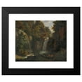 thumbnail image 2 of Peter Birmann 18x15 Black Modern Framed Museum Art Print Titled - The Giessen Near Zeglingen with Two Satyrs Playing the Panflute, 2 of 5
