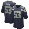 thumbnail image 1 of Seattle Seahawks Boymaffei Academy Men's Navy Blue Embroidered Collectible Jersey-S, 1 of 2