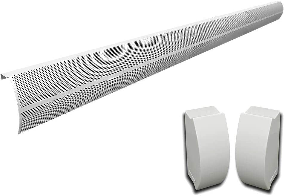 Baseboarders Elliptus Series Galvanized Steel Easy SlipOn Baseboard