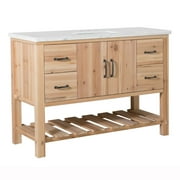 Bellaterra Home 48 in Single sink vanity-solid fir-natural