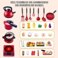 thumbnail image 2 of 61 piezas Juguetes De Cocina Para Ninos Utensilios Cocina Comida Color Rojo, 2 of 6