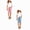 01c-0320-PKSB, variant on 2 Packs Gym Shorts for Girls 6-7 Girls Bermuda Shorts Elastic Waist Knee Length Rolled Hem Long Shorts Summer Casual Solid Straight Leg Short Pants