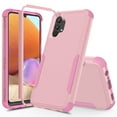 thumbnail image 3 of Dteck for Samsung Galaxy A32 5G Case, Slim Pocket-Friendly Hybrid Silicone Bumper Shockproof Tough Rugged Case,Pink, 3 of 6