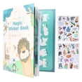 thumbnail image 3 of Animal Sticker Book, Improve Hand Eye Coordination  Sticker Books Enlightenment Seamless Pasting Multi Purpose  For Kindergarten Animal, 3 of 8
