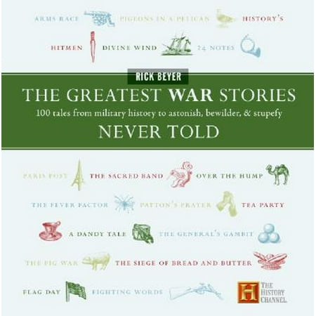 History Military Challenge Coins - The Greatest War Stories Never Told : 100 Tales from Military History to Astonish, Bewilder, and Stupefy