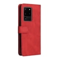 thumbnail image 2 of Case for Samsung Galaxy S20 Ultra 5G Leather Wallet Book Flip Folio Stand View Cover - Red, 2 of 5