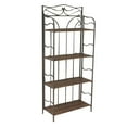thumbnail image 2 of Valencia 4-Tier Resin Wicker Folding Bakers Rack, 2 of 2