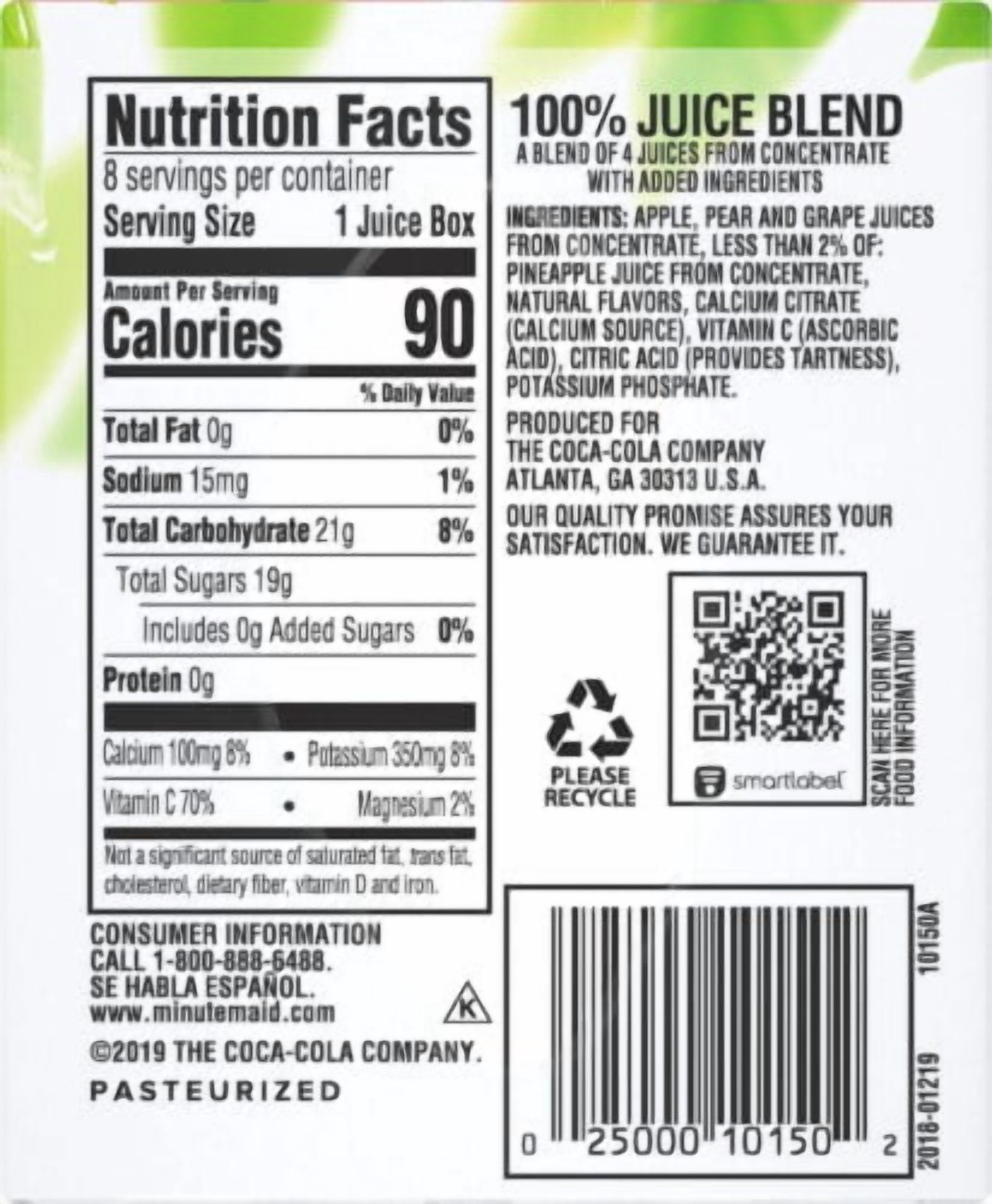Minute Maid Fruit Punch Juice Boxes 8 ct / 6 fl oz
