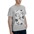 thumbnail image 2 of Bingfone Cute Cow And Milk Stains Men'S Loose Fit Short-Sleeve Pocket T-Shirt, 2 of 7