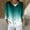 Green, variant on SYMOID Womens Army Green Gradient Knit Cardigan, V-Neck Three-Quarter Sleeves, Polyester with Wooden Buttons, Inclusive Sizing S-XXXXXL for Daily/Office Wear,Size 3XL