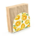 thumbnail image 2 of Orange Pattern Thick U Shape Acrylic Napkin Holder Non Slip Space Saving for Kitchen, 2 of 9