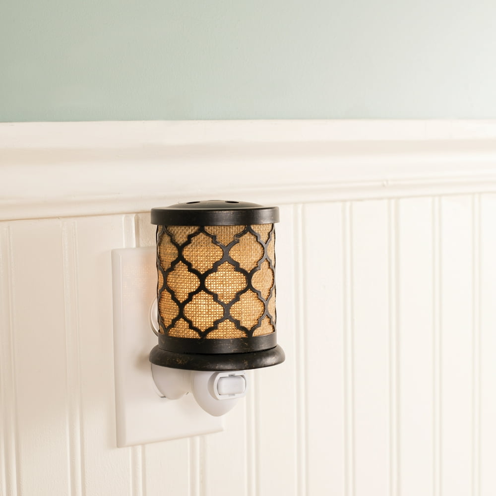 ScentSationals Moroccan Burlap Wall Accent Scented Wax Warmer - Walmart ...