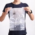 thumbnail image 4 of Xiao Hua 100 piezas de bolsas de plástico blancas de grado alimenticio con asas para envasado de alimentos, 20 * 30 cm, 4 of 5