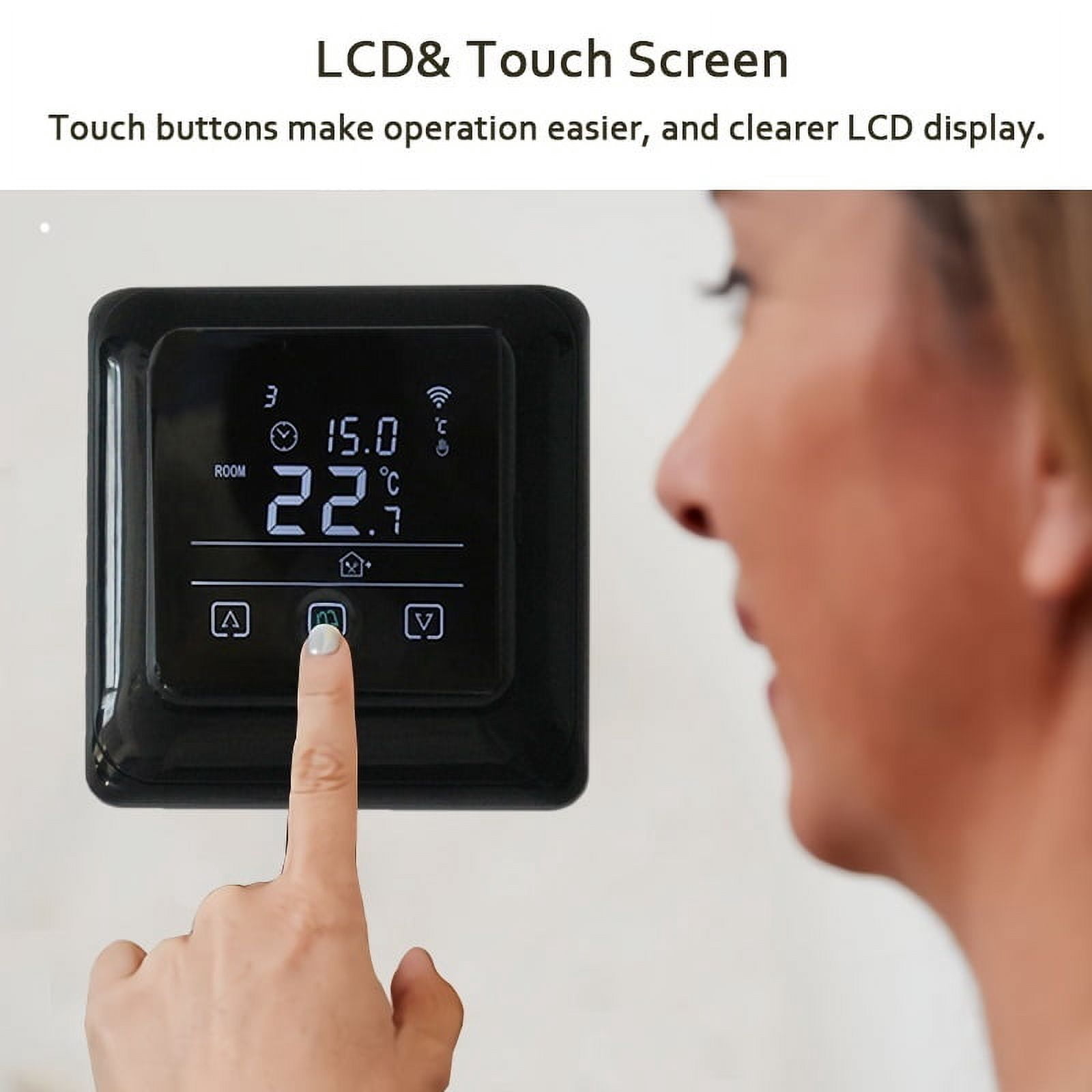 Thermostat For Floor Heating Tuya Smart Temperature Controller For Gas Boiler Touch Screen Thermostat ,Save Energy