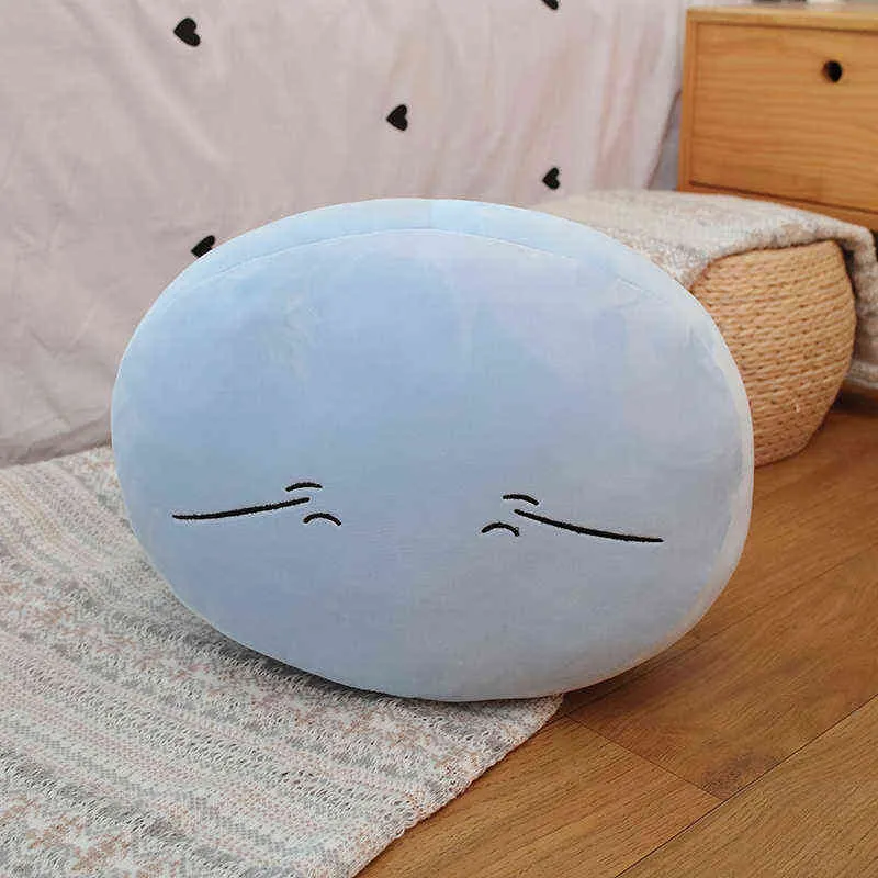 Hot Anime Figure Rimuru Tempest Plush Toy That Time I Got Reincarnated As A Mud Filled Pillow Creative gift J220704