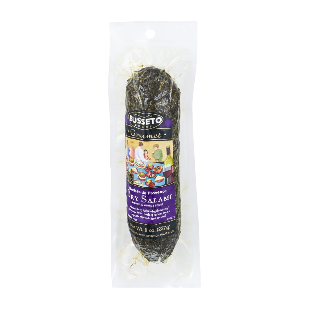 Busseto Foods Dry Salami Herbs De Provence, 8.0 OZ by Busseto Foods Inc