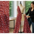 thumbnail image 5 of Soimoi Cotton Cambric Fabric Artistic Floral Printed Fabric 1 Yard 42 Inch Wide, 5 of 7