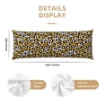 thumbnail image 2 of KLL Ultra Soft Microfiber Body Pillow Cover/Pillowcases 20"x54" with Hidden Zipper Closure-Leopard, 2 of 5