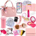 thumbnail image 1 of Monedero de juguete Oisacirg Play para niñas pequeñas con maquillaje simulado, 32 unidades, 1 of 7